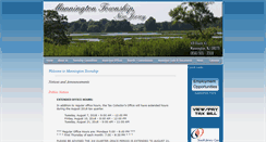 Desktop Screenshot of manningtontwp.com